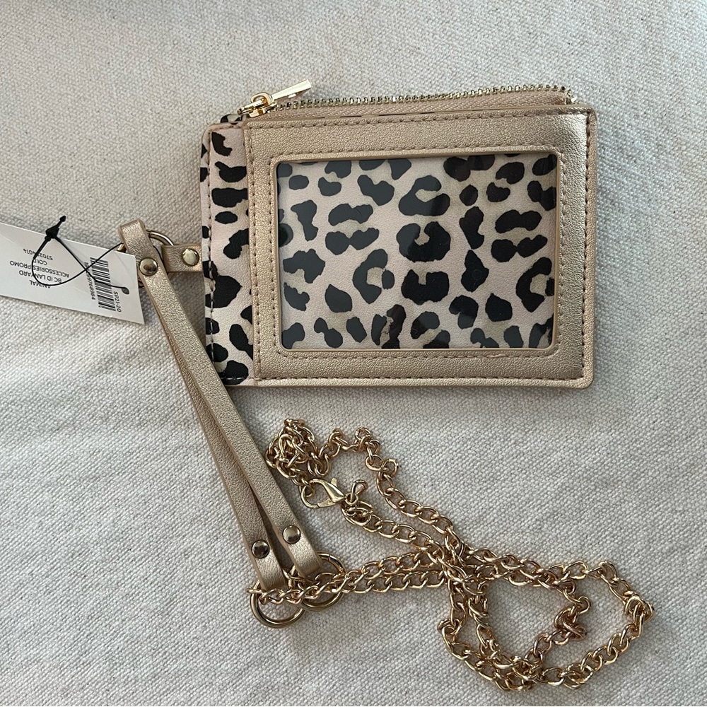 Chicos ID/card holder with chain strap